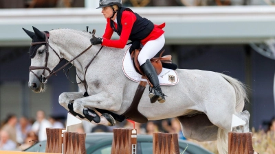 Sophie Hinners lieferte eine fehlerfreie Runde. (Foto: Stefan Lafrentz/dpa)