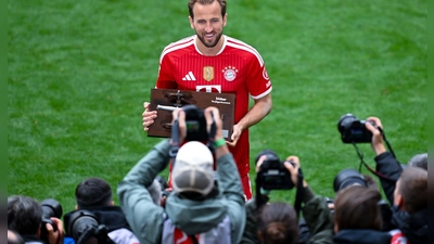 Auch der beste Torjäger Europas: Bayerns Harry Kane. (Archivbild) (Foto: Sven Hoppe/dpa)