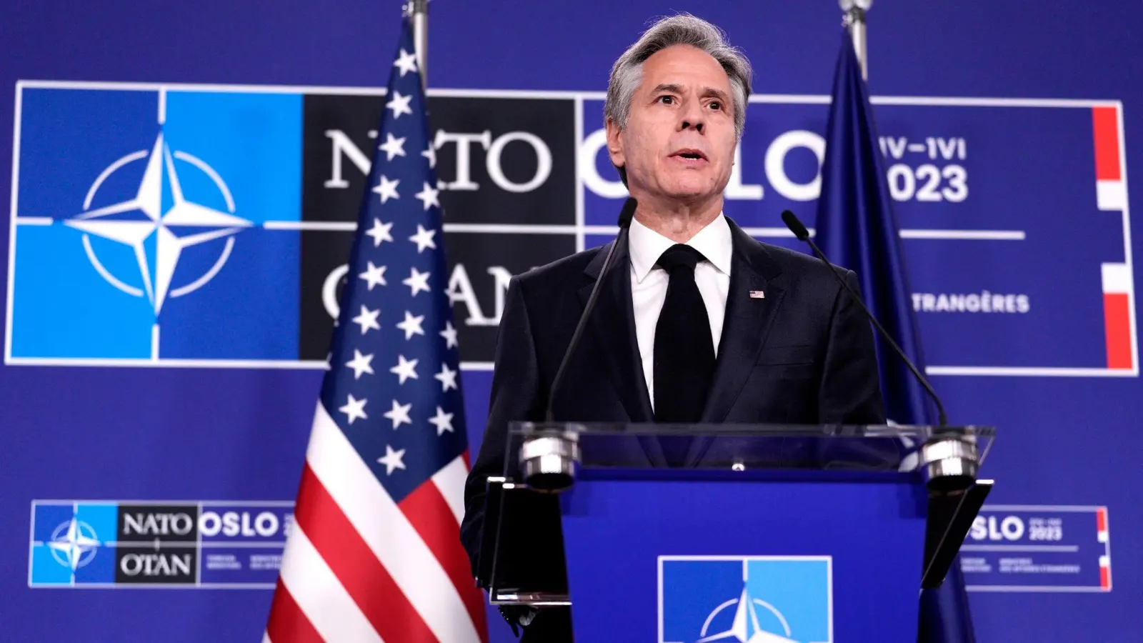Der Außenminister der Vereinigten Staaten von Amerika: Antony Blinken. (Foto: Stian Lysberg Solum/NTB Scanpix/AP/dpa)