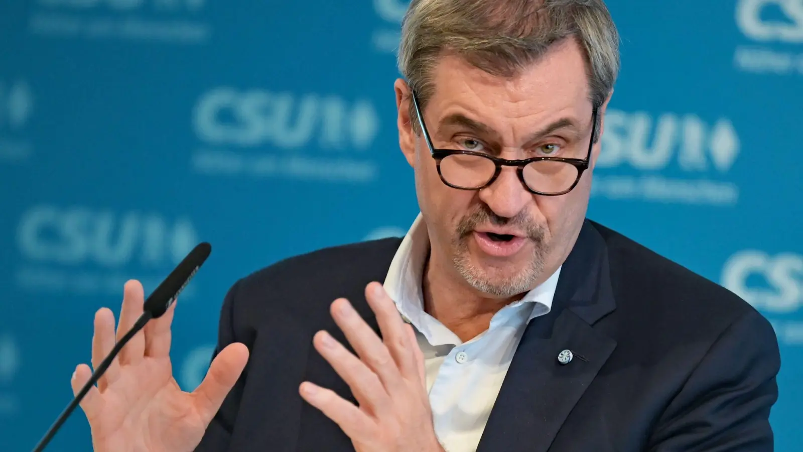 CSU-Chef Söder fordert eine höhere Pendlerpauschale. (Archivbild) (Foto: Malin Wunderlich/dpa)