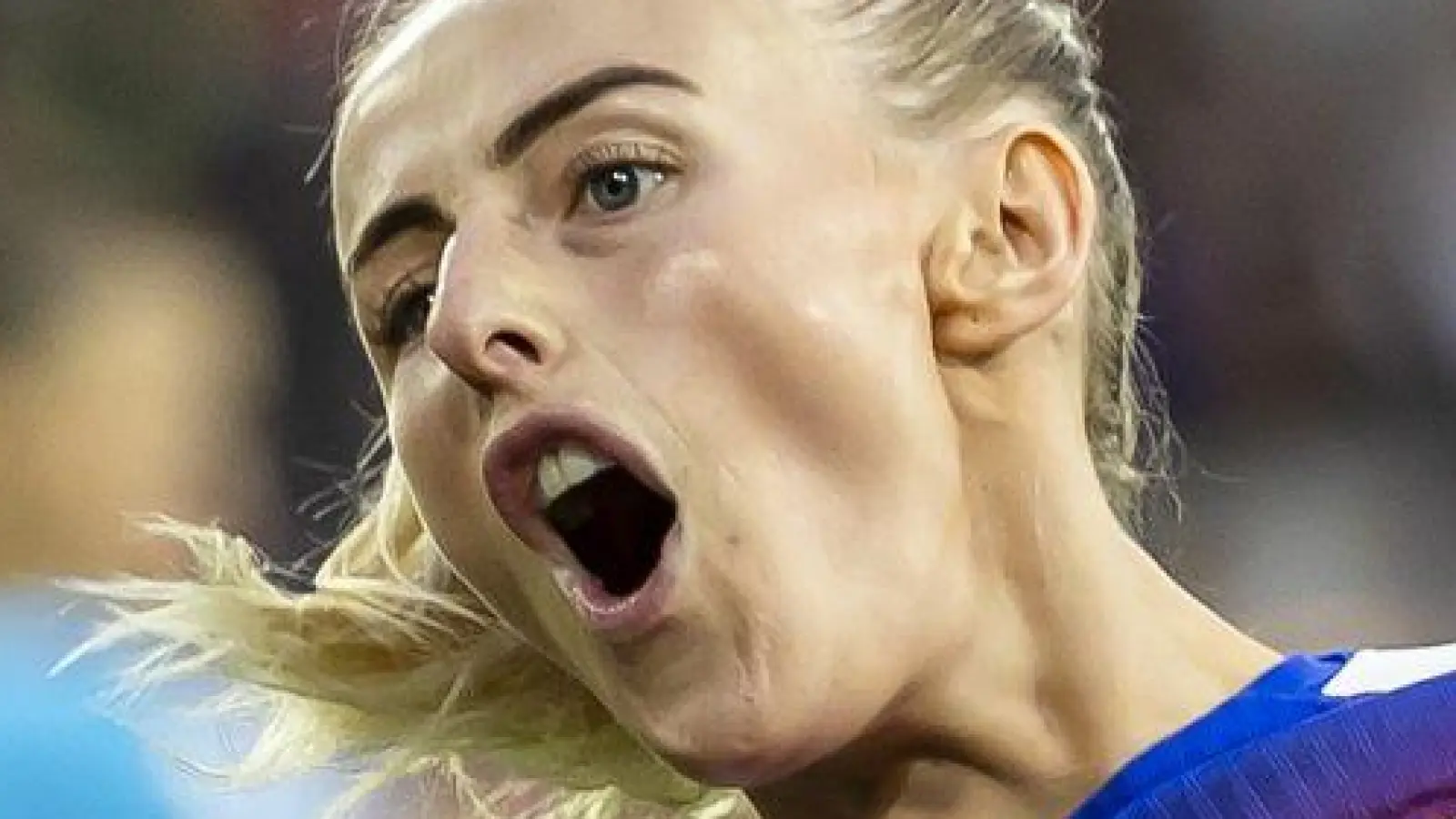 Kelly-Time: Englands Siegtorschützin im Elfmeterschießen. (Foto: Michael Buholzer/KEYSTONE/dpa)