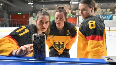 Olympia als Bühne für das Frauen-Eishockey in Deutschland. (Foto: Peter Kneffel/dpa)