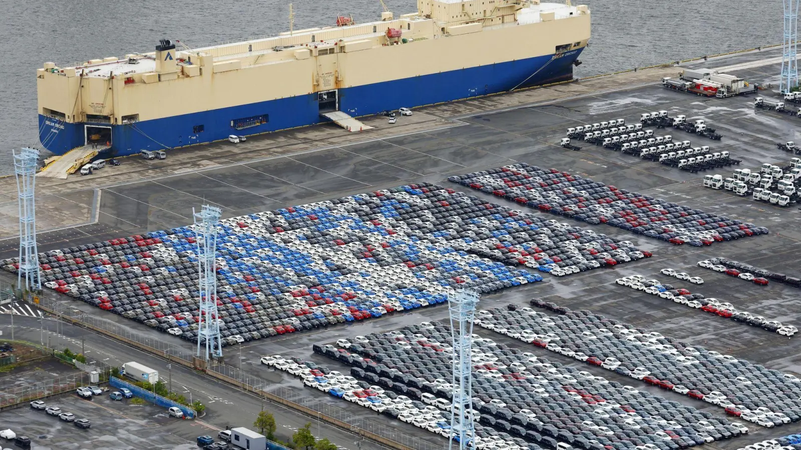 Die Zölle für Importe in die USA kommen später.  (Foto: Kyodo/dpa)