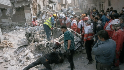 Die Angriffe der USA und Israels auf den Iran dauern an. (Foto: Mati Hashemi/AP/dpa)