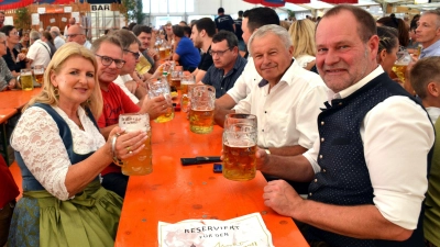 In Markt Erlbach wird am Wochenende gefeiert.  (Foto: Gudrun Schwarz-Köhler)