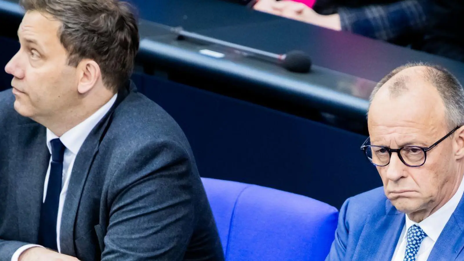 Merz und Klingbeil haben einen Draht, doch ob diese Achse in der Koalition bleibt, ist offen. (Archivbild) (Foto: Christoph Soeder/dpa)