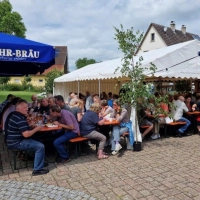 Vom 12. bis 14. Juni 2026 findet in Wettringen wieder das beliebte Brunnenfest statt.  (Foto: Soldaten- und Kameradschaftsverein Wettringen)