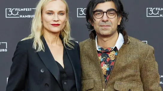 Diane Kruger und Fatih Akin auf dem Roten Teppich im Cinemaxx Hamburg. (Foto: Georg Wendt/dpa)