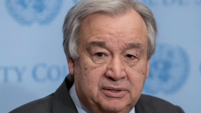 UN-Generalsekretär António Guterres beabsichtigt «ohne politische Dimension» bei der Eröffnungsfeier anwesend zu sein. (Foto: Mark Garten/UN/dpa)