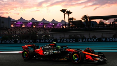 Lando Norris - Erster im Klassement und Schnellster im Training.  (Foto: David Davies/PA Wire/dpa)