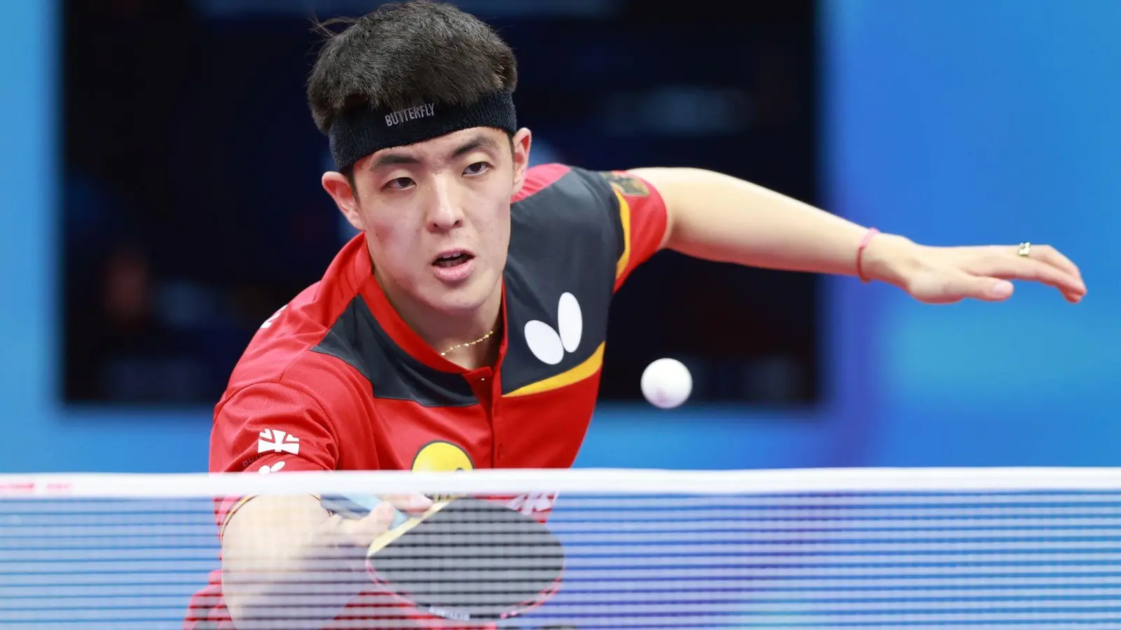 Einzel-Europameister Dang Qiu gewann in Chengdu seine beiden Spiele. (Foto: Jiang Hongjing/XinHua/dpa)