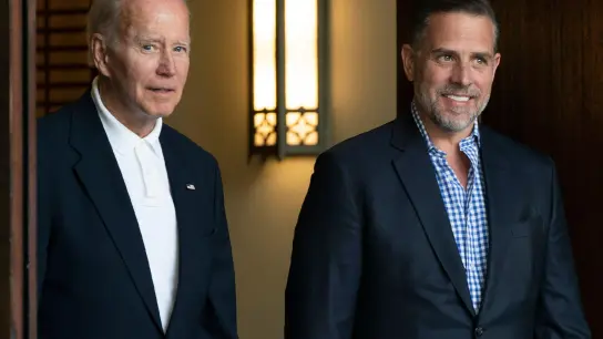 US-Präsident Joe Biden und sein Sohn Hunter Biden. (Foto: Manuel Balce Ceneta/AP/dpa)