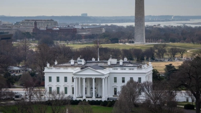 Das Weiße Haus in Washington. (Foto: Michael Kappeler/dpa)