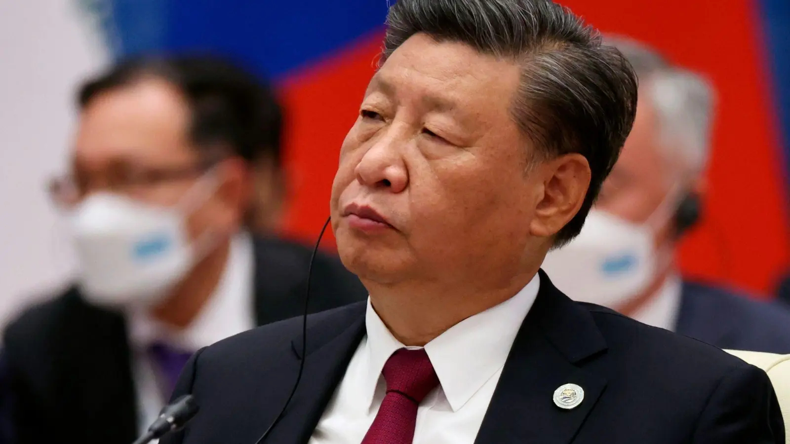 Chinas Präsident Xi Jinping beim Gipfel der Shanghaier Organisation für Zusammenarbeit (SCO) in Usbekistan. (Foto: Sergei Bobylev/Pool Sputnik Kremlin/AP/dpa)