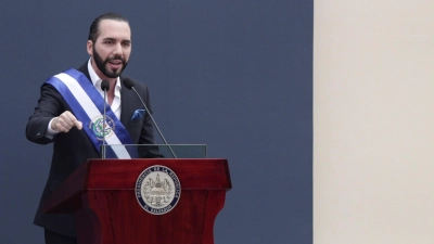 Nayib Bukele ist Präsident El Salvadors. (Foto: Salvador Melendez/AP/dpa)