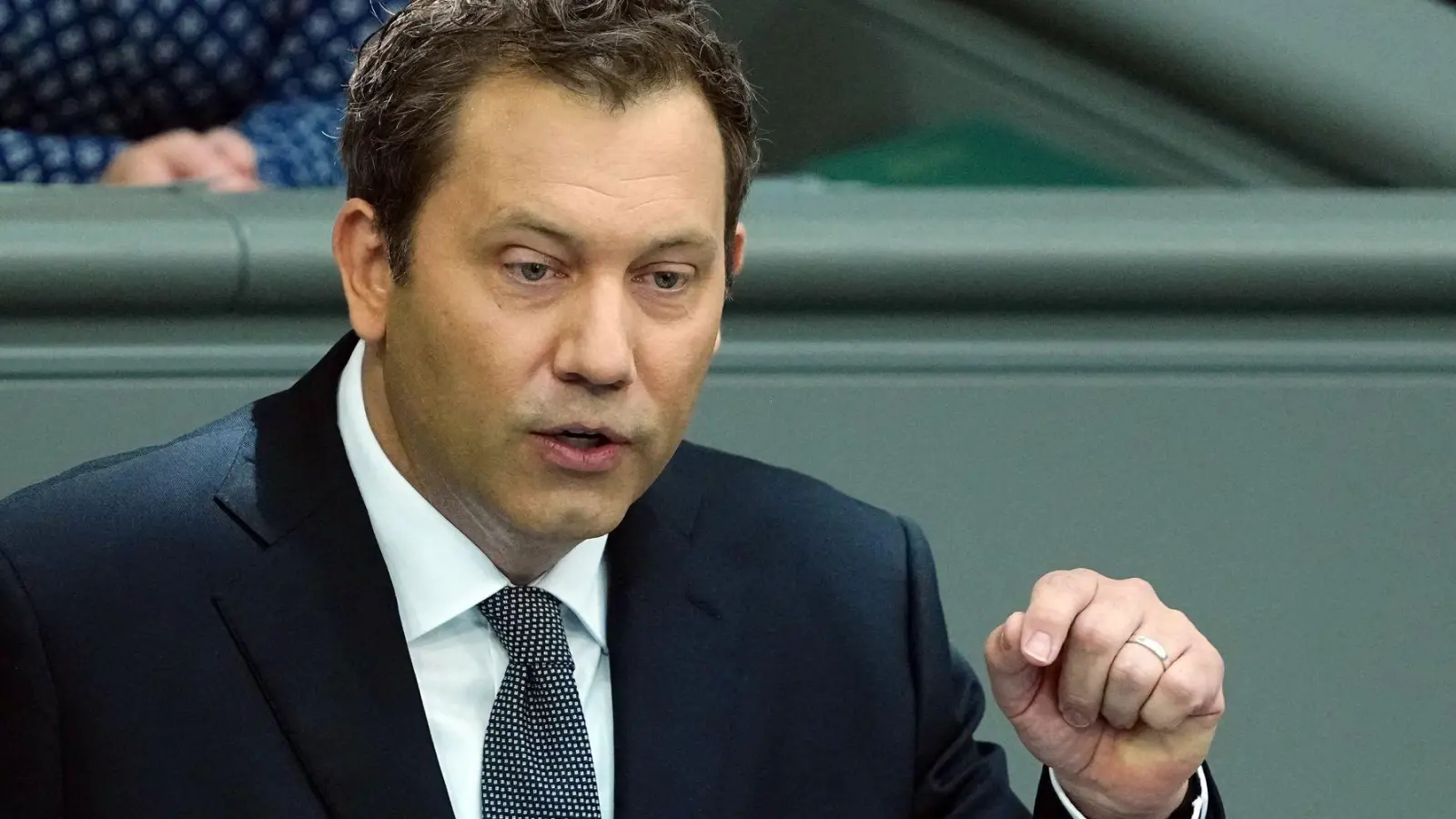 Klingbeil brachte seine Haushaltspläne in den Bundestag ein. (Foto: Kay Nietfeld/dpa)