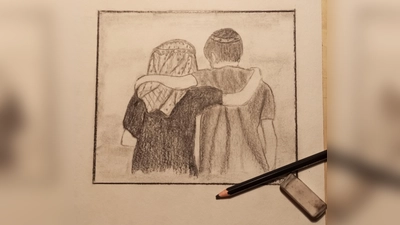 Zeichnungen wie diese haben einem Alkoholkranken geholfen, nicht wieder zur Flasche zu greifen.