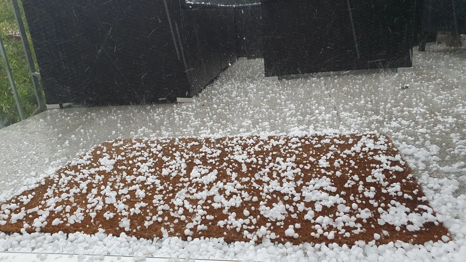 Auch Bad Windsheim traf ein Hagelschauer. (Foto: Anna Franck)