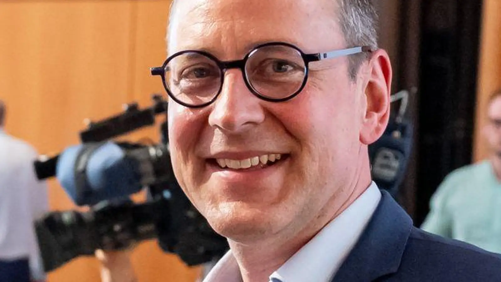 Im Juni 2025 frisch gewählt: FDP-Landeschef Michael Ruoff. (Archivbild) (Foto: Daniel Karmann/dpa)