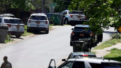 Bei einem Einsatz in Charlotte wurden vier Polizisten getötet. (Foto: Khadejeh Nikouyeh/The Charlotte Observer via AP/dpa)
