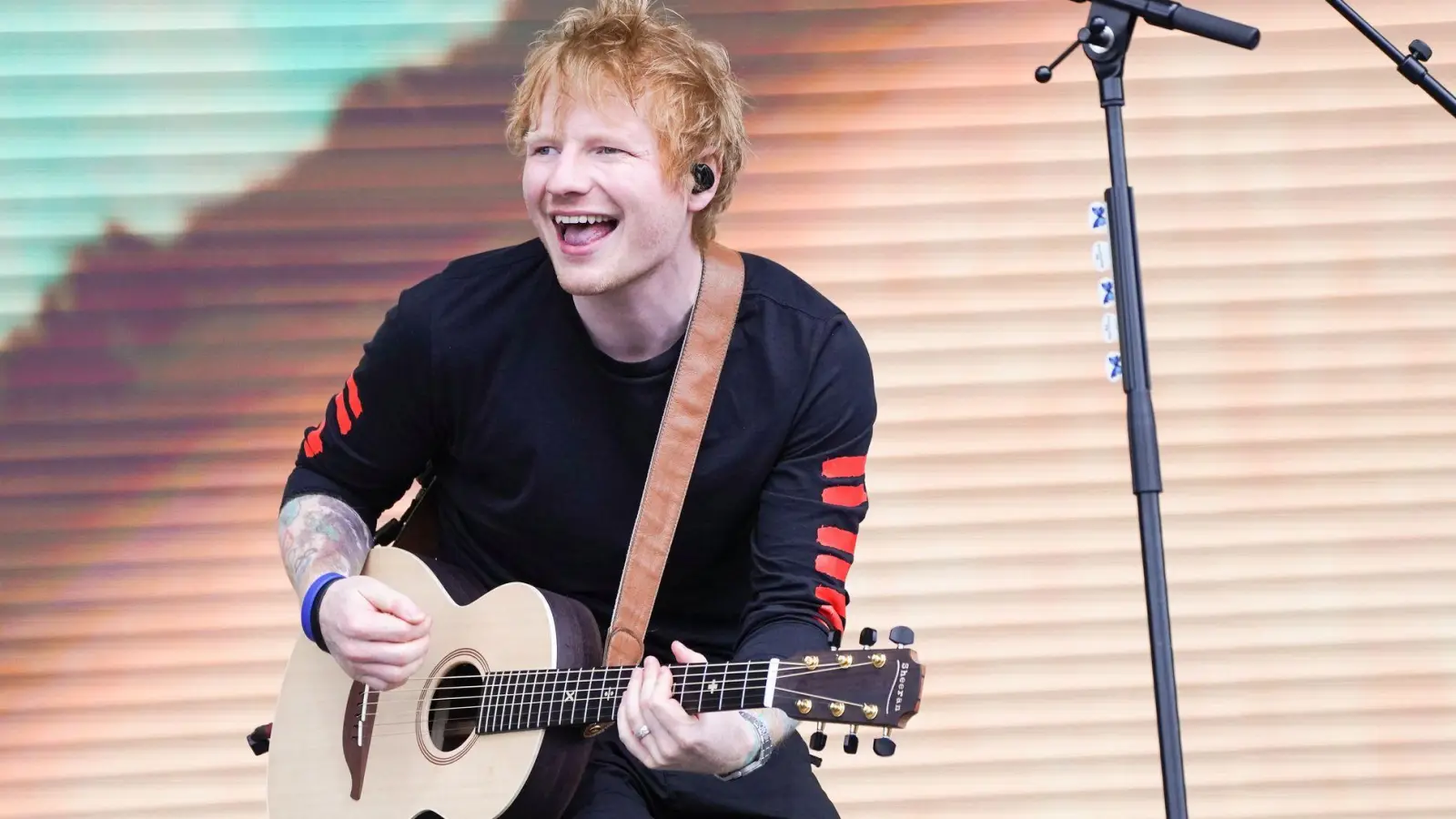 In München wird Ed Sheeran vielleicht auch seine großen Hits wie „Perfect“ oder „Bad Habits“ spielen. (Archivbild) (Foto: Ian West/Press Association/dpa)