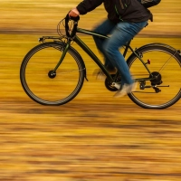 Herbst-Check fürs Fahrrad: Beleuchtung, Reifenprofil und Bremsbeläge prüfen –&nbsp;und die eigene Fahrweise anpassen. (Foto: Jan Woitas/dpa/dpa-tmn)