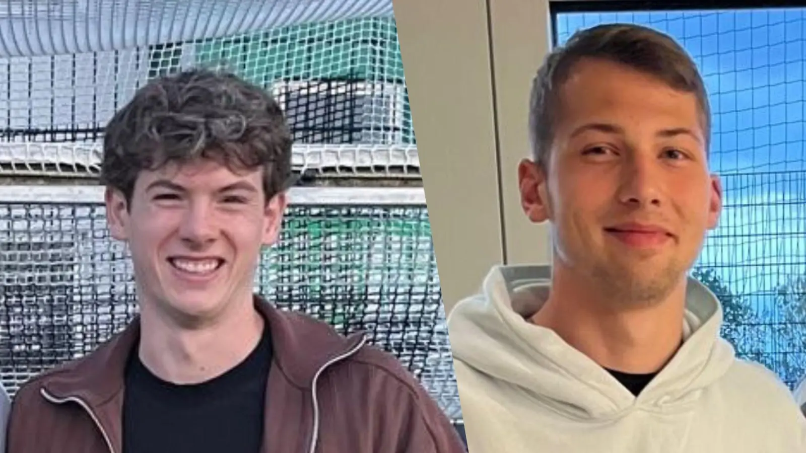 Zwei neue nullneuner: Johannis Zimmermann (links) und Torhüter Lukas Peterson. (Fotos: Christian Albrecht)