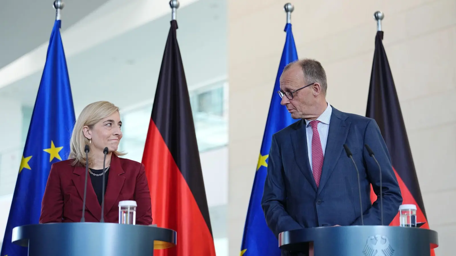 Gesundheitsministerin Nina Warken plant Milliarden-Einsparungen bei Gesundheitskosten. (Foto: Kay Nietfeld/dpa)