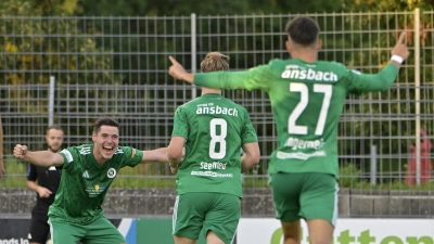 Mirko Puscher (links, Torschütze im Hinspiel) und Björn Angermeier (rechts) sind zurück im Ansbacher Kader. (Foto: Martin Rügner)