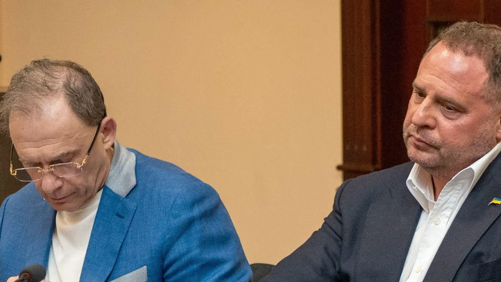 Andrij Jermak war die einst rechte Hand von Präsident Wolodymyr Selenskyj. (Archivfoto) (Foto: Dan Bashakov/AP/dpa)