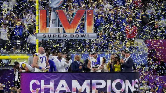 Die Los Angeles Rams sind die Super-Bowl-Champions. (Foto: Ted S. Warren/AP/dpa)