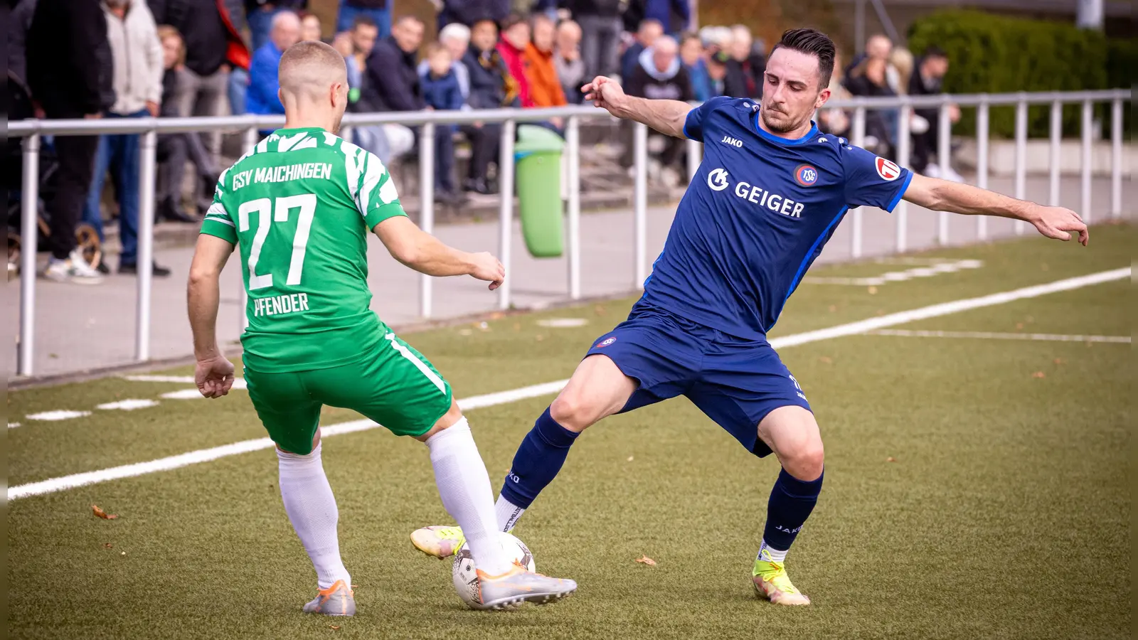 Heidenheim, Wolfsburg, Paderborn: Dino Nuhanovic (rechts) war schon für einige Vereine am Ball. (Foto: Dennis Duddek/Eibner Pressefoto)