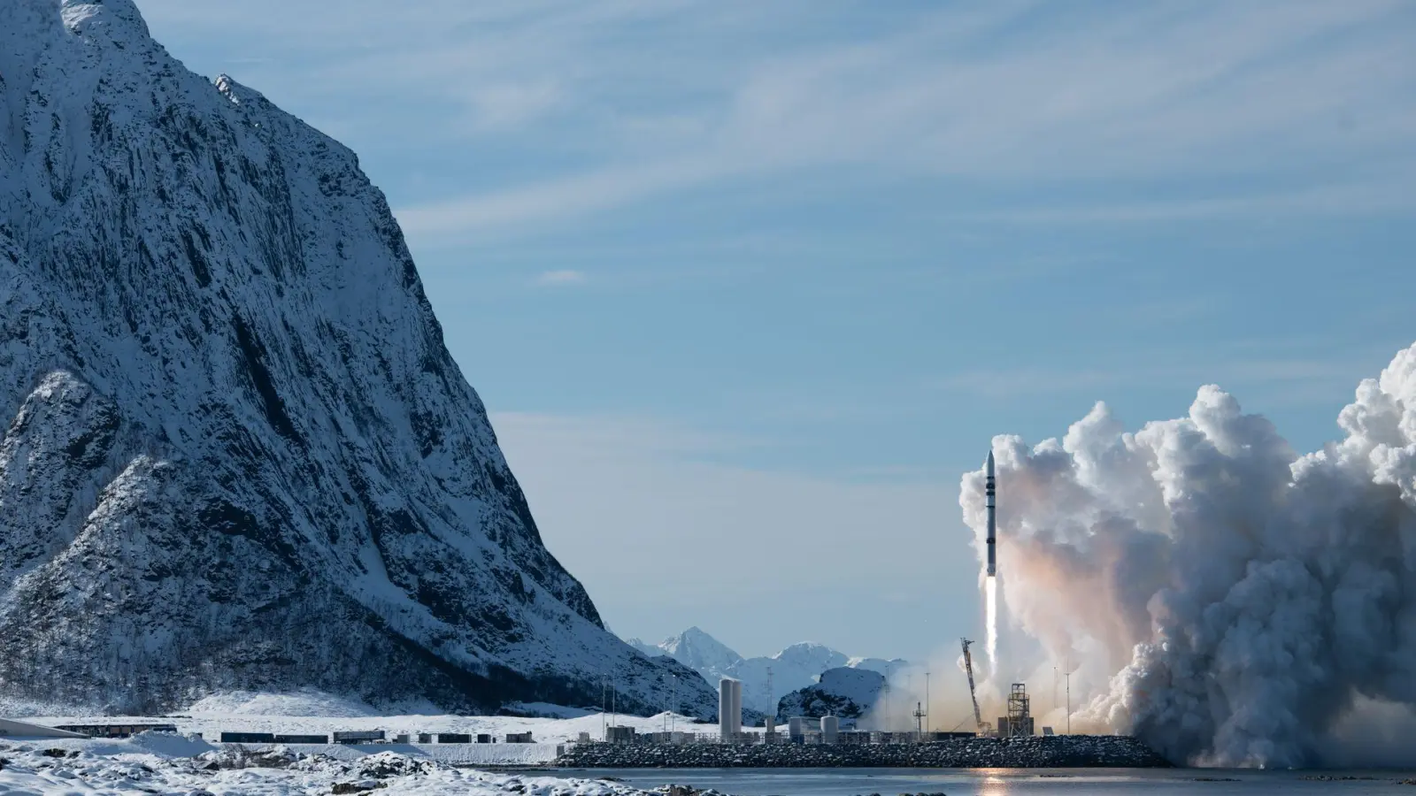 Der erste Testflug der Spectrum-Rakete im März 2025 (Handout) (Foto: -/Isar Aerospace/dpa)