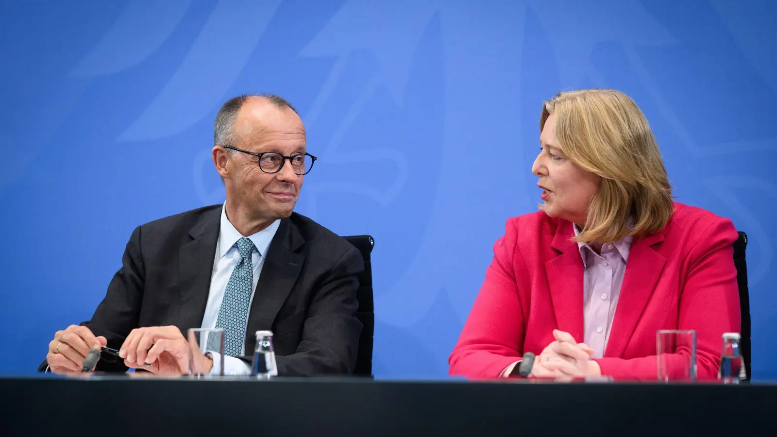 Merz und Bas haben sich nach den Auseinandersetzungen der letzten Tage versöhnt. (Foto: Bernd von Jutrczenka/dpa)