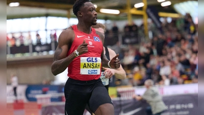 Gegen 100-Meter-Rekordler Owen Ansah läuft ein Verfahren der Nationalen Anti Doping Agentur. (Archivbild) (Foto: Bernd Thissen/dpa)