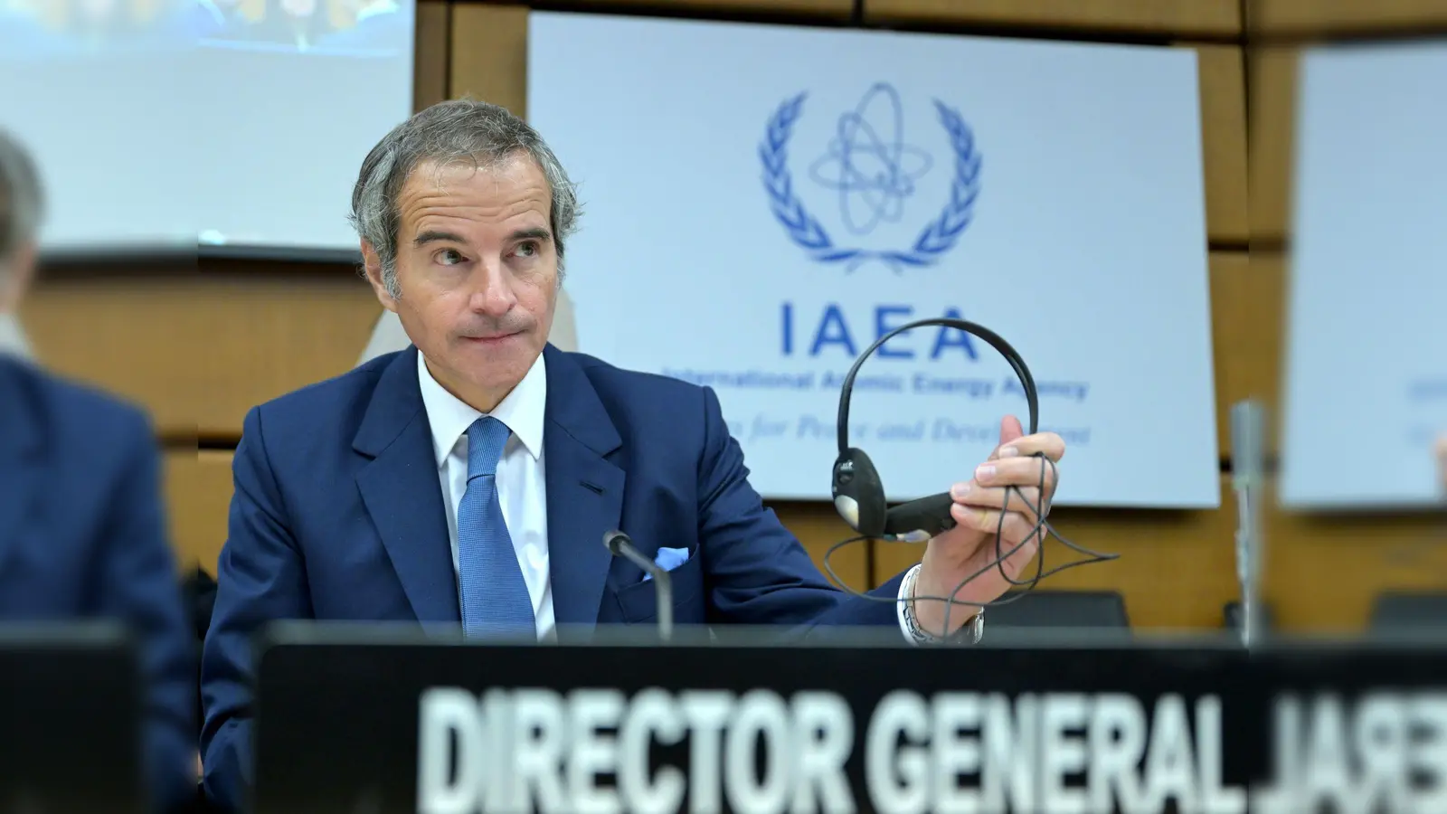 „Der Prozess der Abrüstung oder des kontrollierten Abbaus der Atomwaffenarsenale ist zum Stillstand gekommen“, sagt IAEA-Chef Grossi. (Foto: Roland Schlager/apa/dpa)