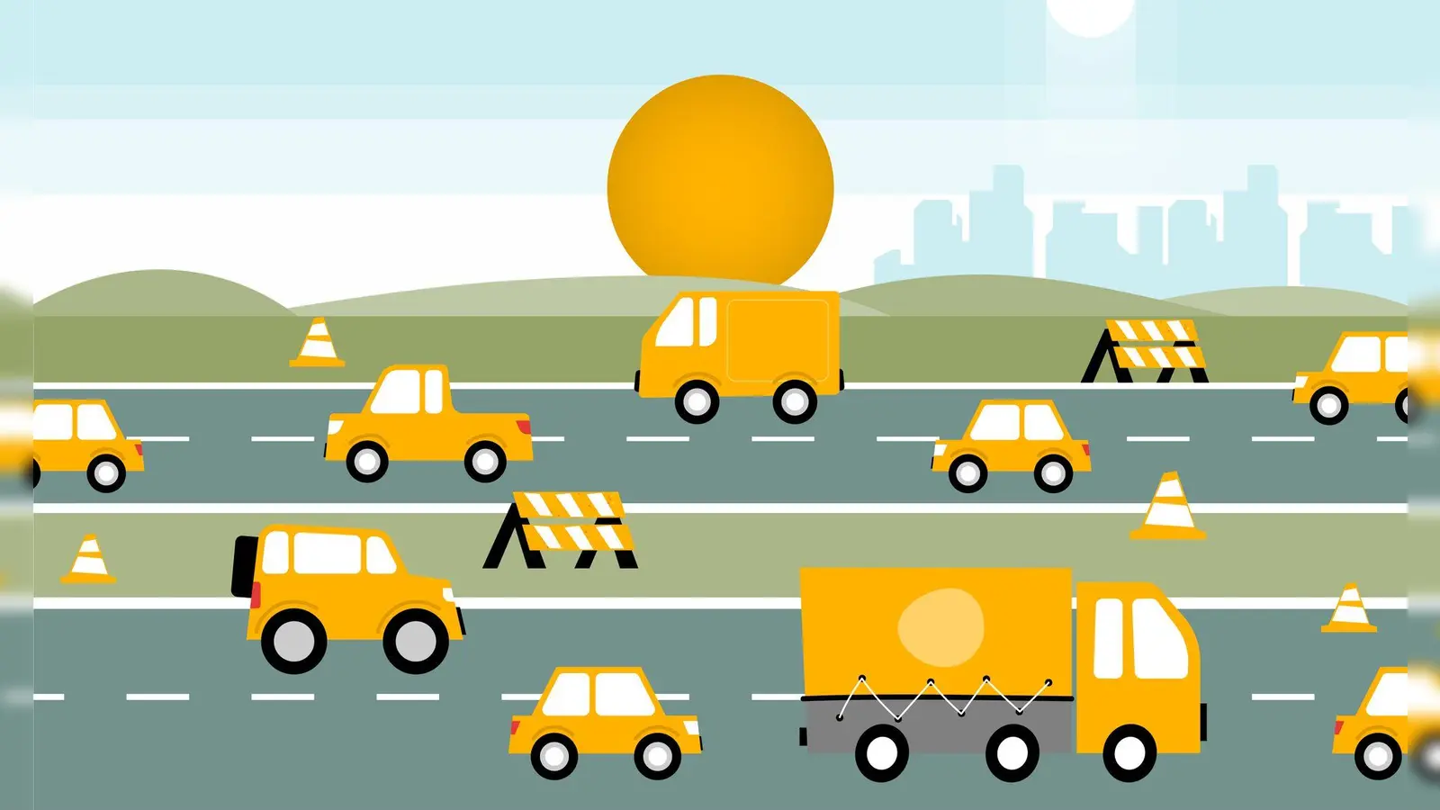 Laut Prognosen von ADAC und ACE soll die Staugefahr am kommenden Wochenende (27. Februar bis 1. März) moderat ausfallen. (Foto: dpa-infografik GmbH/dpa-tmn)