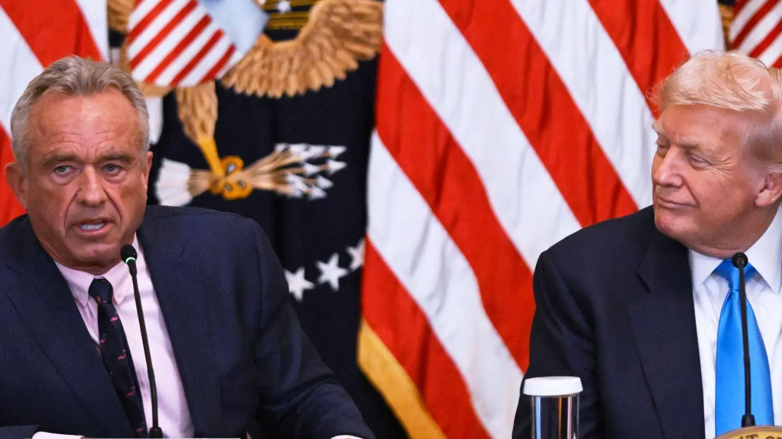 Robert Kennedy Jr. ist voll des Lobes für Donald Trumps Stil.  (Foto: John McDonnell/AP/dpa)