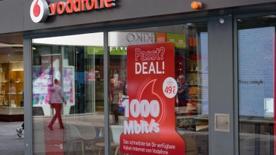 Vodafone-Geschäft in Düsseldorf: „Wir wollen als ehrliches Unternehmen wahrgenommen werden“, sagt Vodafone-Deutschlandchef Philippe Rogge. (Foto: Henning Kaiser/dpa)