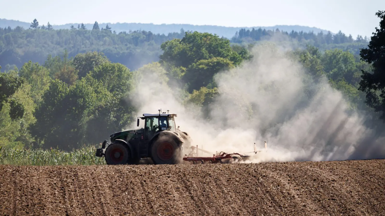 Die Zahl der Bauernhöfe in Bayern ist unter 100.000 gefallen - und dabei ist das schwierige Dürrejahr 2026 noch gar nicht berücksichtigt. (Archivbild) (Foto: Daniel Karmann/dpa)