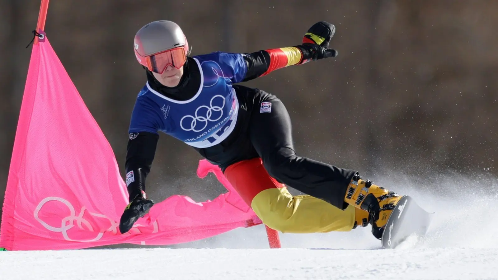 Cheyenne Loch im Einsatz bei den Olympischen Winterspielen in Livigno. (Archivbild) (Foto: Oliver Weiken/dpa)