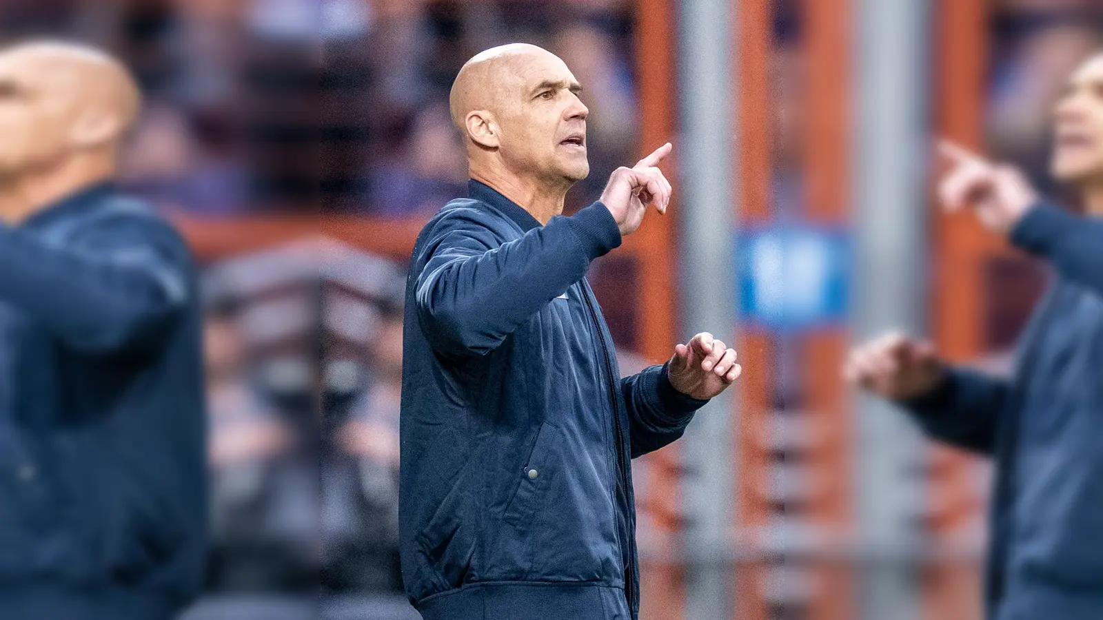 Muss mit Bochum bei Eintracht Frankfurt antreten: VfL-Coach Thomas Letsch. (Foto: David Inderlied/dpa)