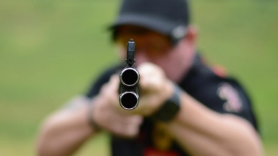 Mit der Schrotflinte nahmen die jungen Schützen in Suhl die Wurfscheiben ins Visier. (Foto: Alexander Keck)