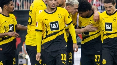 Borussia Dortmund holte beim Gastspiel in der Alten Försterei drei Punkte. (Foto: Andreas Gora/dpa)