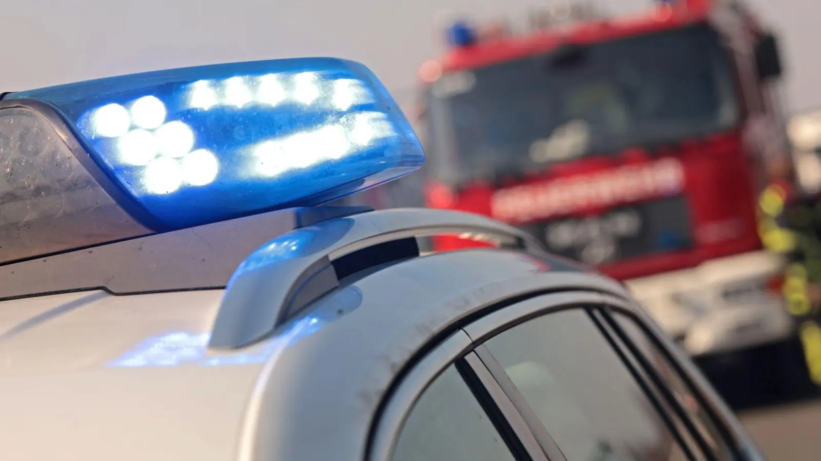 Ein 20-Jähriger musste von der Polizei und der Feuerwehr von seinem Dach gerettet werden. (Symbolbild) (Foto: Matthias Bein/dpa)