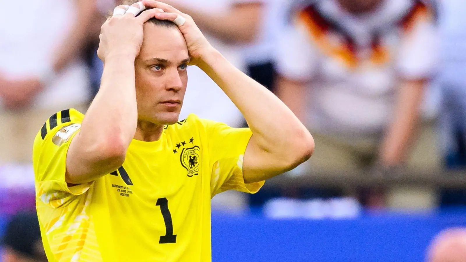 Manuel Neuer bedauert die WM-Enttäuschung und bedankt sich bei den Fans.  (Foto: Tom Weller/dpa)
