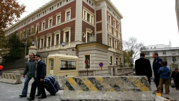 Das deutsche Konsulat in Istanbul. (Foto: Kerim Okten/epa/dpa)