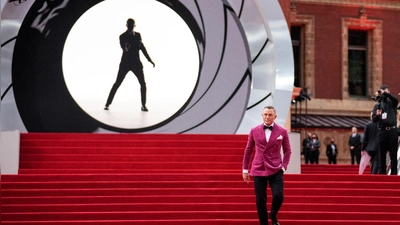 Mit „Keine Zeit zu sterben“ (2021) verabschiedete sich Daniel Craig von der James-Bond-Rolle. (Archivbild) (Foto: Matt Dunham/AP/dpa)