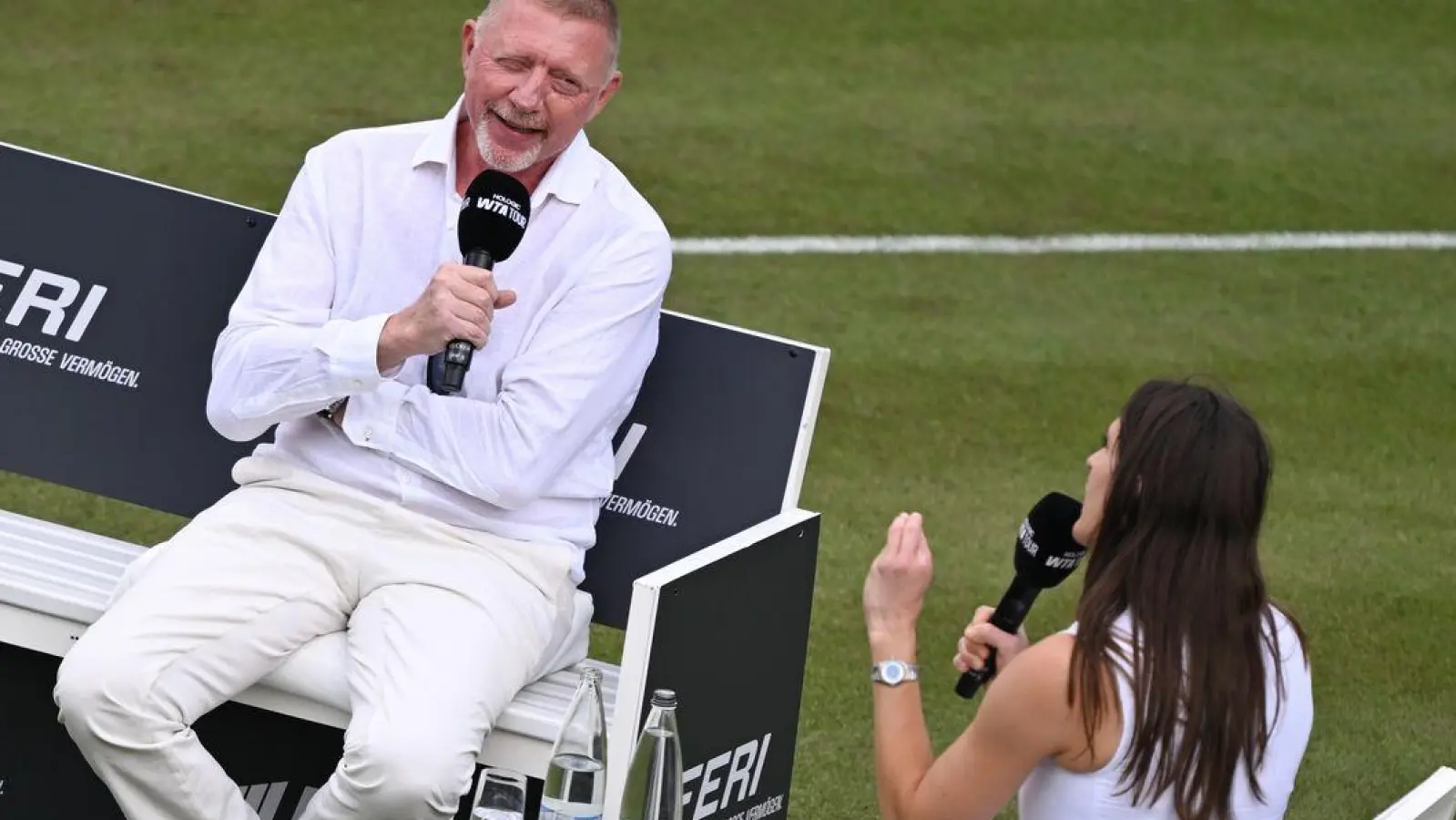 Boris Becker hat 40. Jubiläum seines ersten Wimbledon-Triumphs (Foto: Arne Dedert/dpa)