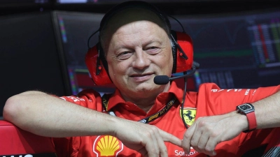 Frédéric Vasseur ist der Teamchef von Ferrari. (Foto: Giuseppe Cacace/AFP/AP/dpa)
